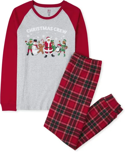 Miniatura 3 de The Children's Place - Pijama de algodón de 2 piezas para niños, corte ceñido, para Halloween