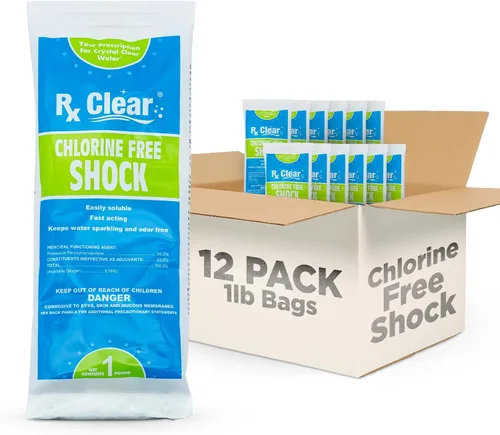 Miniatura 5 de Rx Clear Choque de piscina sin cloro Tratamiento oxidante sin cloro (MPS) Monopersulfato de potasio al 36.2% Gránulos de disolución rápida