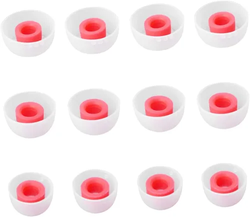 Miniatura 6 de ALXCD Almohadillas compatibles con auriculares Jabra Elite 65t, 6 pares de puntas de silicona de repuesto de tamaño pequeño, compatibles con Jabra