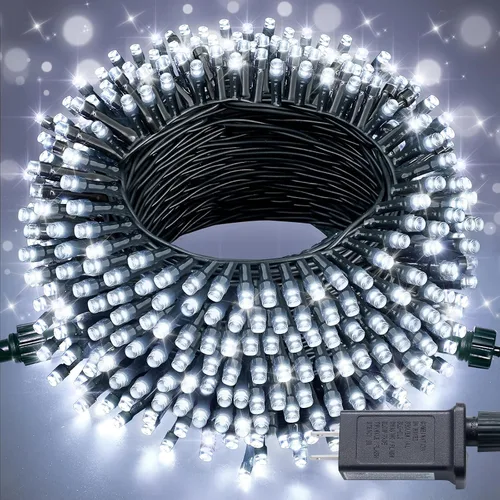 Miniatura 21 de JMEXSUSS Guirnalda de 250 luces LED que cambian de color, 11 modos, luces cálidas y multicolor para árbol de Navidad con luces de Navidad remotas al