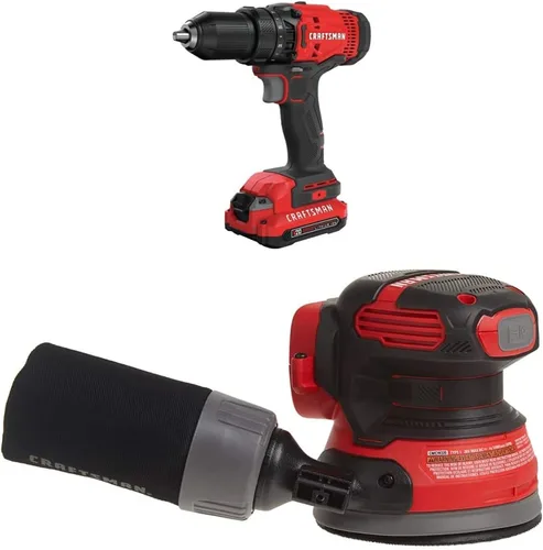 Miniatura 5 de CRAFTSMAN V20 - Juego de taladro/destornillador inalámbrico (CMCD700C1)