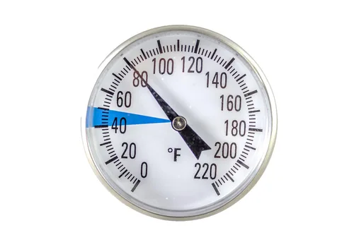 Miniatura 3 de Termómetro de suelo de acero inoxidable de Smart Choice Vástago de 127 mm, pantalla de dial de 1.5" fácil de leer, rango de 0-220 grados