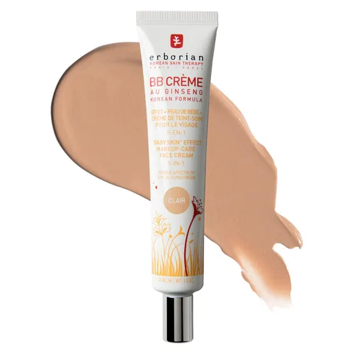 Miniatura 11 de Erborian BB Crema Matte Beauty Balm SPF 20, Cuidado de la piel coreana para unificar el tono Maquillaje híbrido, hidrata y oculta, cobertura Clair