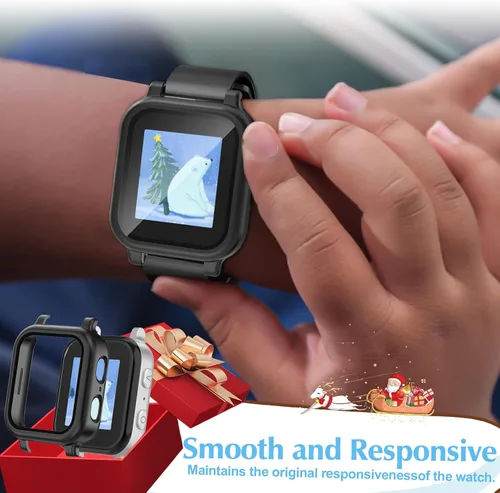 Miniatura 3 de Paquete de 3 fundas protectoras compatibles con Gabb Watch 3/3e - Cubierta rígida de policarbonato con protector de pantalla de vidrio templado