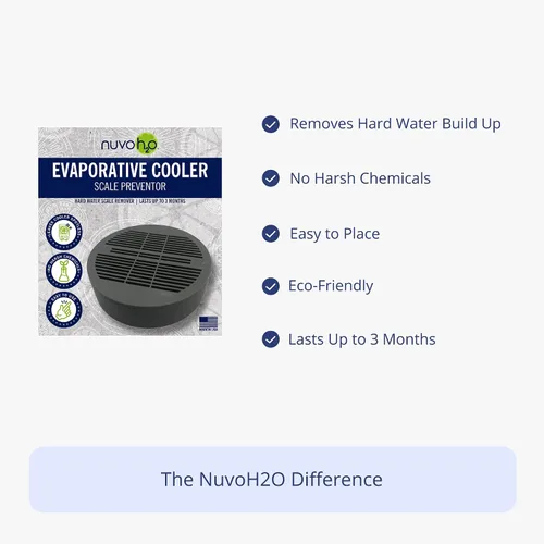 Miniatura 2 de NuvoH2O Discos preventivos de escamas evaporativas enfriadoras – Fórmula de refuerzo de cítricos y polifosfato – Reduce y previene la cal – Dura