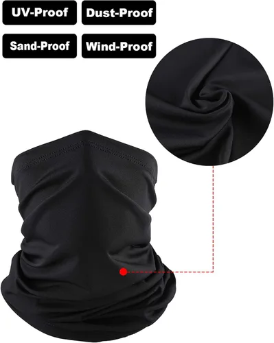 Miniatura 2 de Bufanda de verano con protección UV para el cuello, pasamontañas, transpirable, bufanda