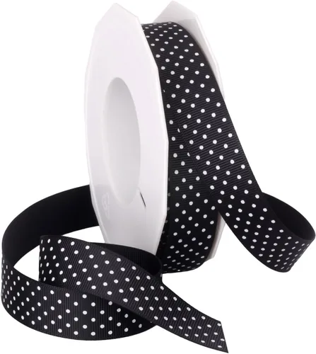 Miniatura 28 de Morex Ribbon Swiss Dot - Cinta de grogrén de poliéster, carrete de 3/8 pulgadas por 20 yardas, aguamarina