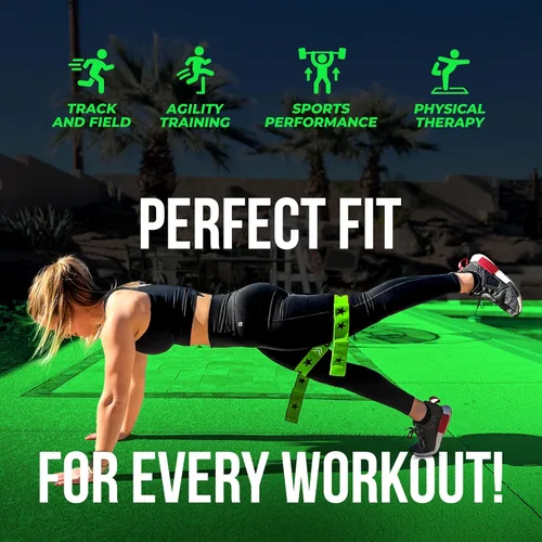 Miniatura 3 de Two8 Bands Multi Loop Resistance Band for Working Out - Home Gym Loop Resistance Bands for Women & Men, Athletic Rehab Equipment Workout Loops