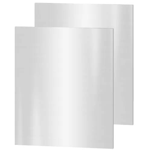 Miniatura 7 de 4 hojas de acero inoxidable 304 de 4" x 4" x 0.04" Pulgadas (19 Calibre) Placas de acero inoxidable de 1 mm de espesor, hojas de metal para cocina