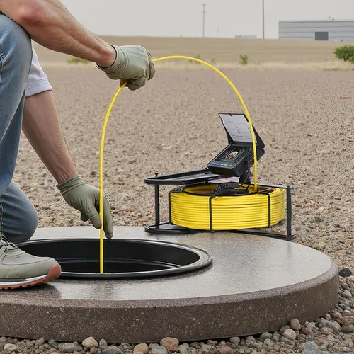 Miniatura 8 de Cámara de alcantarillado VEVOR, 66 pies/20m, cámara de inspección de drenaje de 4.3", cámara de plomería serpiente impermeable IP68 con luces - 6