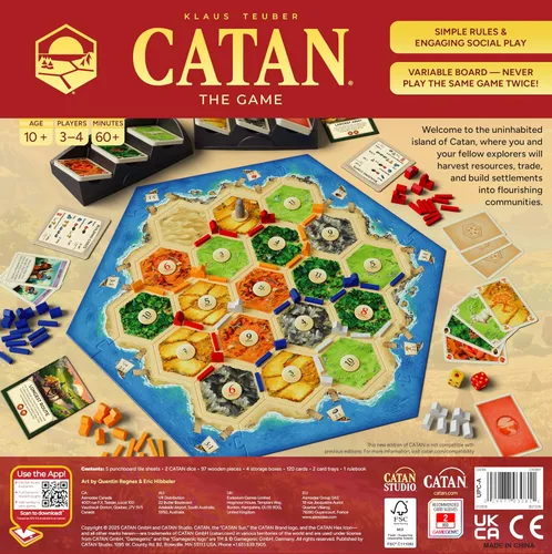 Miniatura 2 de Catan - Juego de mesa (6ª edición) Intercambia, construye y establece en el clásico juego de estrategia para familia, niños y adultos, a partir