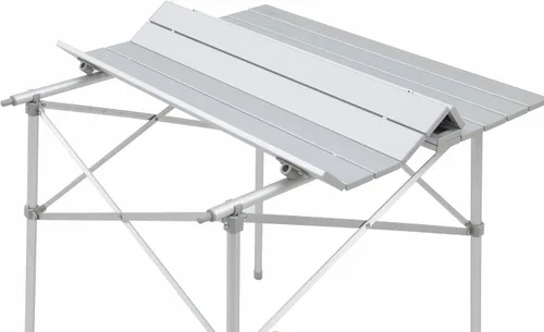 Miniatura 7 de ALPS Mountaineering Mesa de campamento enrollable de aluminio con configuración rápida y almacenamiento compacto Plata - Nuevo