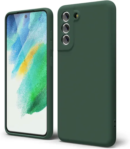 Miniatura 14 de oakxco Funda para teléfono Samsung Galaxy S21 Ultra con agarre de silicona líquida, bonita funda delgada y delgada de goma suave de TPU lisa