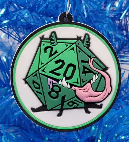 Miniatura 2 de Adorno de monstruo de dados de mazmorras y dragón (D9)
