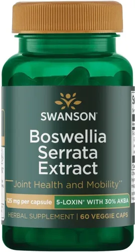 Miniatura 6 de Swanson Boswellia Serrata Extracto 125 mg 60 Cápsulas Vegetales Paquete de 2