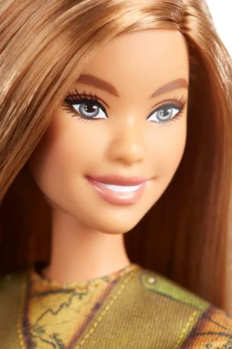 Miniatura 5 de Barbie Muñeca fotoperiodista, morena, inspirada en National Geographic para niños de 3 a 7 años