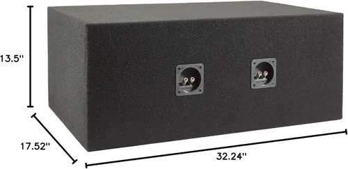 Miniatura 4 de Absolute USA VEGD12+ - Caja de subwoofer universal con puerto ventilado de 12 pulgadas