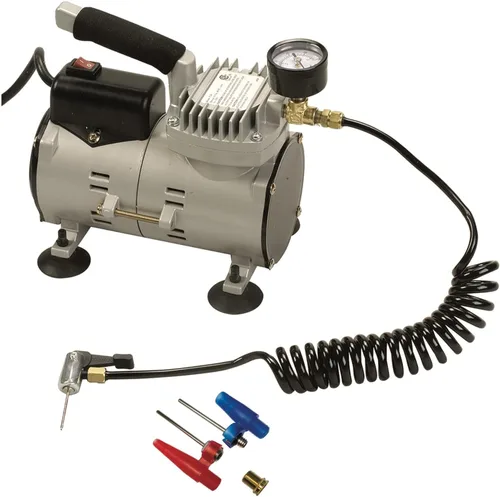 Miniatura 8 de Champion Sports Electric Ball Inflator – Quiet High-PSI Air Compressor & Ball Pump for Sports Balls, 110–120V AC