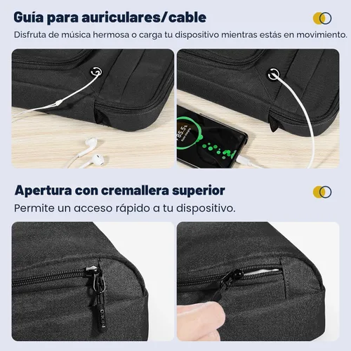 Miniatura 5 de MoKo Funda protectora para tablet de 9-11 pulgadas 360°, compatible con iPad Air M3 11, 5/4th 10.9, iPad A16 10/9/8/7th 10.2, iPadPro de 11