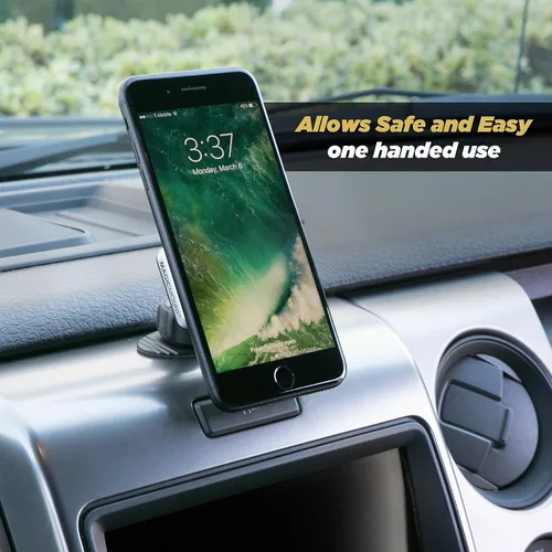 Miniatura 6 de Scosche MagicMount Pro Soporte magnético para teléfono para automóvil con cargador USB-C de 20 W + 12 W USB-A, enchufe para encendedor