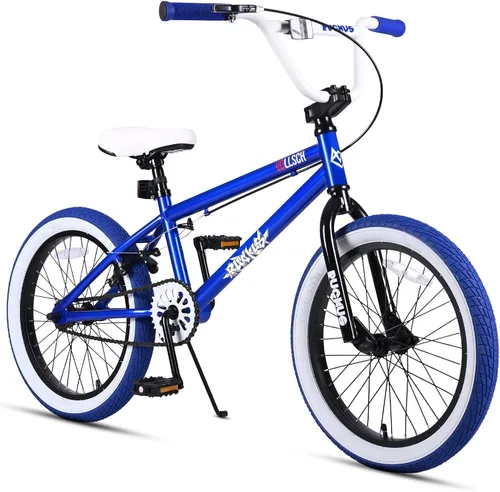 Miniatura 15 de vollsch Bicicletas BMX Freestyle de 18 y 20 pulgadas para adolescentes de 6 a 15 años de edad, niños, niñas, principiantes con palanca, varios
