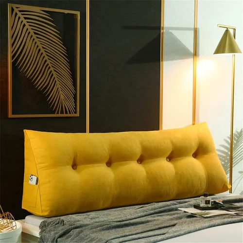 Miniatura 12 de Almohada grande triangular para cabecero con cuña y respaldo de posicionamiento, almohada de lectura, soporte de espalda, cojín lumbar para sofá