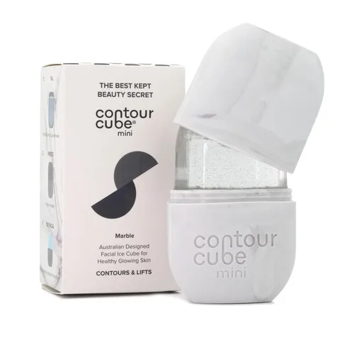 Contour Cube Mini rodillo de hielo revolucionario para esculpir y deshinchar - Rodillo de hielo facial y masajeador - Molde de hielo para la cara -