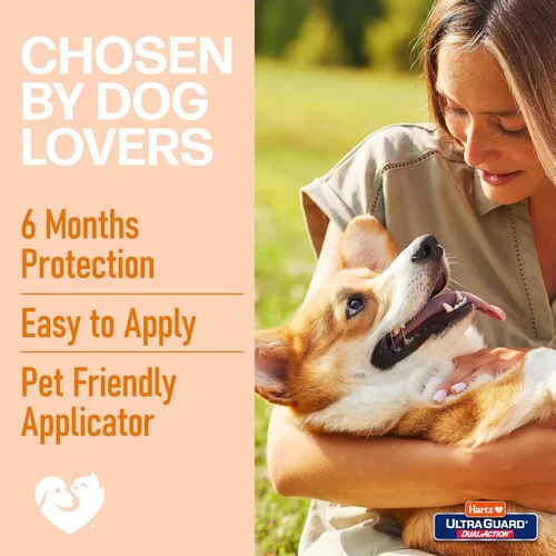 Miniatura 7 de Hartz UltraGuard - Tratamiento tópico para pulgas y garrapatas de doble acción para perros y prevención de pulgas y garrapatas, 6 meses, perros de 5