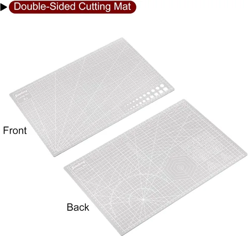 Miniatura 6 de HARFINGTON A3 - Alfombrilla de corte autorreparable de 18 x 12 pulgadas, tabla de cortar de doble cara para manualidades, trabajo de arte, corte