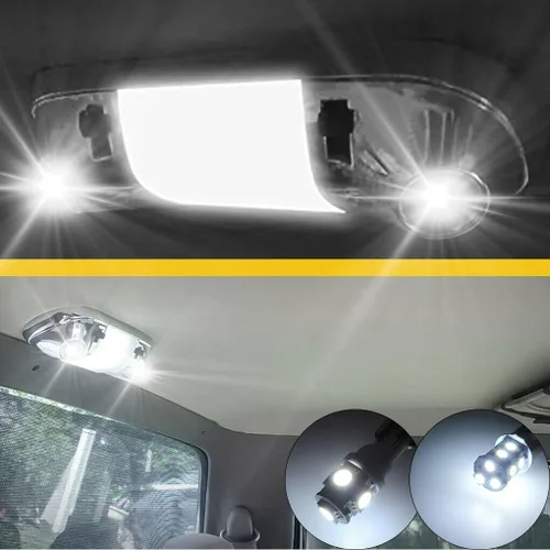 Miniatura 12 de 3 bombillas LED azules para mapa interior compatibles con Ford F-150 F-250 Bronco 1987-1996