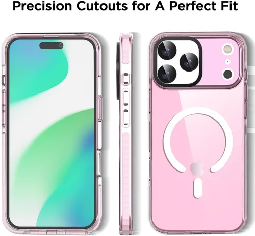 Miniatura 48 de AICase Funda protectora para iPhone 16 compatible con iPhone 16, delgada, ligera, transparente [no amarillenta] Diseño vibrante