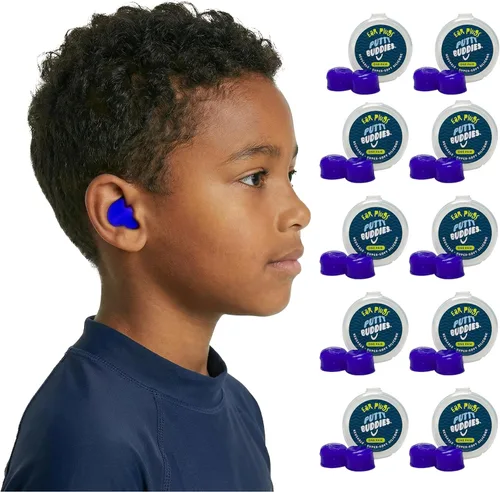 Miniatura 11 de Earvolution Putty Buddies Tapones para los oídos para nadar y bañarse, inventados por médicos, fabricados en Estados Unidos, tapones de silicona