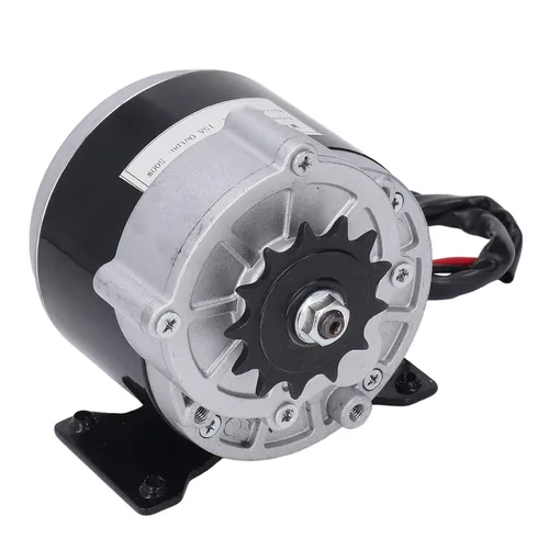 Miniatura 9 de Motor de CC cepillado, 36V 500W 600rpm 13T Motor eléctrico cepillado, reductor de motor cepillado pequeño de alto par para bicicleta eléctrica