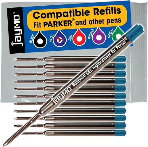 Miniatura 17 de Repuestos compatibles con pluma Parker, paquete de 6 unidades, Azul Gel Gel Parker Azul - 6