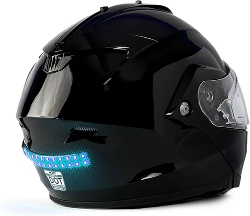 Miniatura 11 de BITEHARDER Luz de seguridad para casco de moto de nieve - Azul