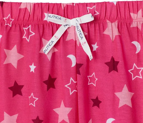 Miniatura 3 de Nautica Conjunto de pantalones de pijama y camisa de dormir para niñas Conjunto de ropa de dormir de 2 piezas superior e inferior para niñas