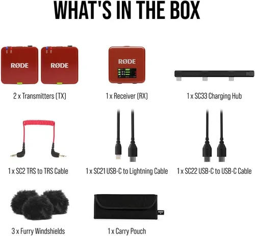 Miniatura 9 de RØDE Wireless GO (Gen 3) - Micrófono inalámbrico compacto - Audio impecable, grabación de punto flotante de 32 bits, control automático de nivel
