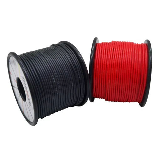 Miniatura 14 de TUOFENG Cable eléctrico de silicona de 22 AWG de 30 pies [15 pies negro y 15 pies rojo] 2 conductores de alambre paralelo cables de cobre estañado
