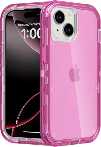 Miniatura 17 de Follaroma para iPhone 11, Funda Resistente a Prueba de Golpes, Protección Anti-Caída, Funda Protectora Transparente de Doble Capa Compatible