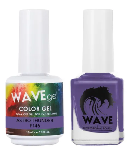 Miniatura 180 de WAVEGEL - Juego dúo de gel y esmalte de uñas a juego - Colección Simplicity - #P109 Blizzard I 0.5 onzas