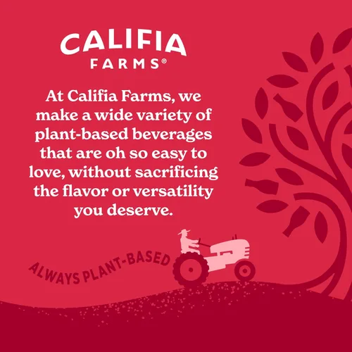 Miniatura 8 de Califia Farms - Pure Black - Café frío de tostado medio, 32 onzas (paquete de 6), 100% arábica, estable en almacenamiento, a base de plantas