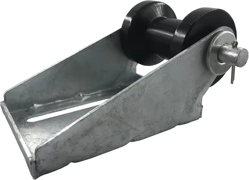Miniatura 4 de Rodillo de quilla de remolque de barco de 4 pulgadas, 5 pulgadas, 8 pulgadas, 10 pulgadas, 12 pulgadas, con kit de soporte, acero galvanizado 4"-A