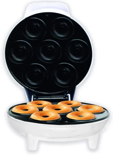Miniatura 6 de Courant Mini máquina para hacer donas para vacaciones, apta para niños, desayuno o aperitivos, postres y más con superficie antiadherente, hace 7