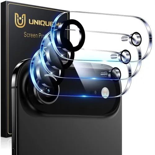 Miniatura 21 de UniqueMe para Paquete de 3 Protectores de Lente de Cámara para iPhone 15 Pro/iPhone 15 Pro Max, [Protección contra Caídas] [Compatible con Fundas]