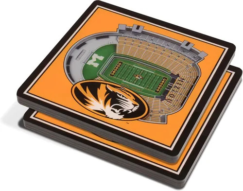 YouTheFan NCAA - Posavasos con vista de estadio en 3D
