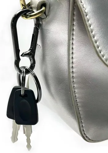 Miniatura 6 de Llaves de repuesto para equipaje con llavero (2 llaves + 1 juego de llaveros) – Apto para candados de contraseña de bolsa 007 002