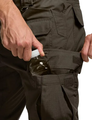 Miniatura 8 de CQR - Pantalones tácticos tipo cargo para hombre, tejido ripstop, resistentes al agua, ligeros, para uso diario, trabajo, senderismo o exteriores