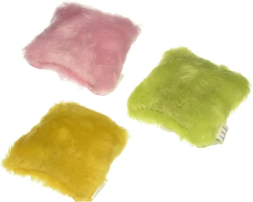 Miniatura 2 de Paquete especial que contiene 3 almohadas YEOWWW! 100% orgánicas de hierba gatera (contiene una almohada rosa, amarilla y verde)