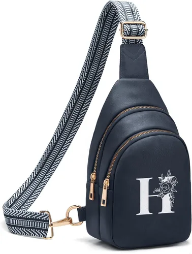 Miniatura 54 de Viverte Bolsas Cruzadas para Mujeres Bolso de Hombro Inicial Riñoneras Personalizadas Regalos para Mamá Mujer Esposa