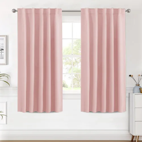 Miniatura 122 de H.VERSAILTEX Cortinas opacas con aislamiento térmico, paneles de tratamiento de ventana, cortinas opacas para oscurecer la habitación, cortinas Gris